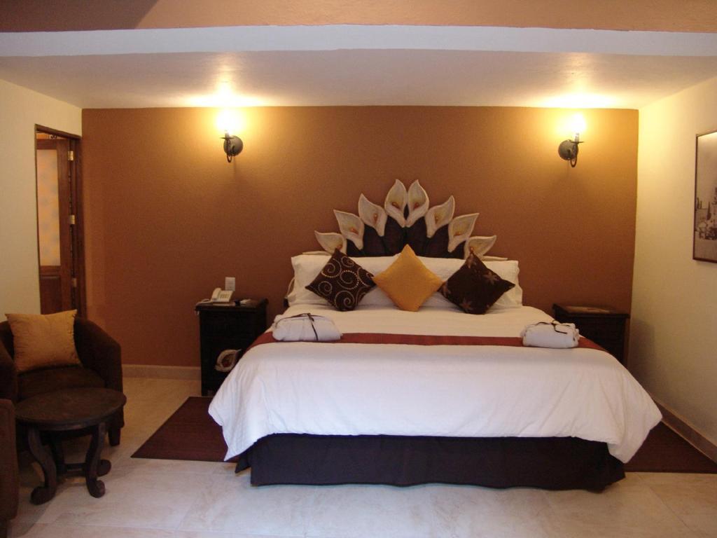 Casa Del Tio Hotel Boutique Альенде Номер фото A room at the hotel